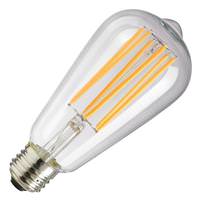 View 6 watt 120 volt ST19 Medium Screw Base 2200K Warm White Dimmable LED