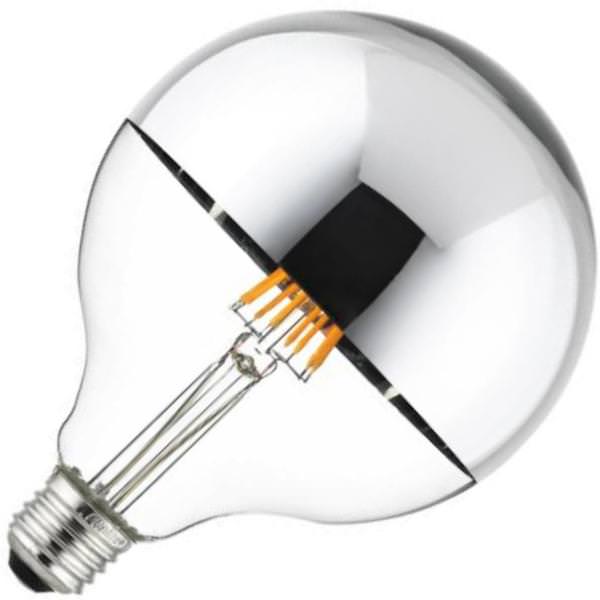 7 watt 120 volt G40 Medium Screw Base 2700K Warm White Dimmable LED