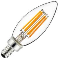 View 5 watt 120 volt B11 Candelabra Screw Base 2700K Warm White Dimmable LED