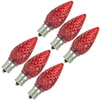 Sunlite 0.4 watt 120 volt C9 Intermediate Screw Base Red LED
