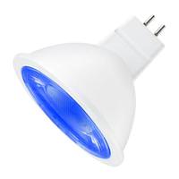 Sunlite 3 watt 12 volt MR16 Bi-Pin Base Blue LED Flood