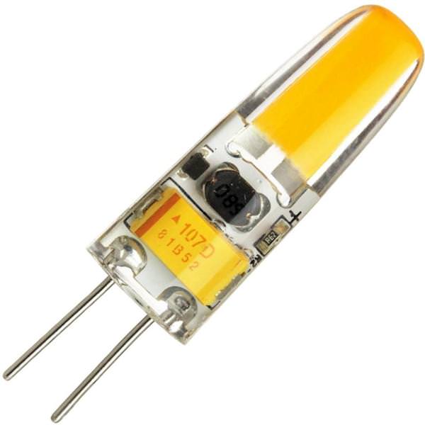 1.5 watt 12 volt Bi-Pin Base 3000K Natural White Dimmable LED