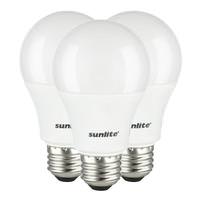 Sunlite 14 watt 120 volt A19 Medium Screw Base 6500K Daylight LED Light Bulb (3 Pack)