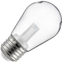 Sunlite 1 watt 120 volt S14 Medium Screw Base 2700K Warm White Clear LED