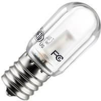 Sunlite 1 watt 120 volt T7 Intermediate Screw (E17) Base 2700K Warm White Clear LED