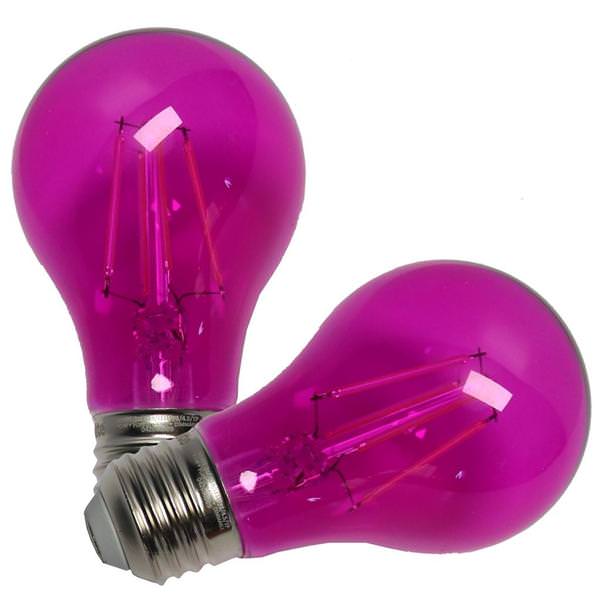 4.5 watt 120 volt A19 Medium Screw Base Purple Dimmable LED