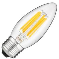 Sunlite 6 watt 120 volt B11 Medium Screw Base 5000K Daylight Dimmable LED