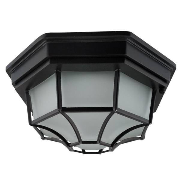 1 Lamp 17 watt 120 volt Black LED Fixture