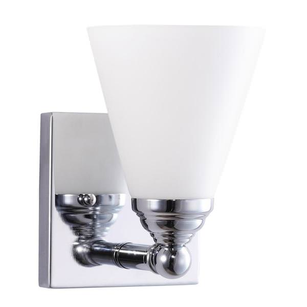 1 Light 60 watt 120 volt Brushed Nickel LED Wall Sconce