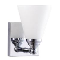 Sunlite 1 Light 60 watt 120 volt Brushed Nickel LED Wall Sconce