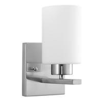 Sunlite 1 Light 60 watt 120 volt Brushed Nickel LED Wall Sconce
