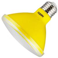 Sunlite 8 watt 120 volt PAR30 Medium Screw Base Yellow Non-Dimmable LED
