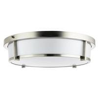 Sunlite 1 Light 20 watt 100/277 volt CCT Selectable Brushed Nickel Dimmable LED