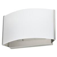 Sunlite 1 Lamp 10 watt 120 volt Brushed Nickel LED Wall Sconce