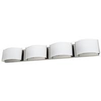 Sunlite 4 Lamp 40 watt 120 volt Brushed Nickel LED Wall Sconce