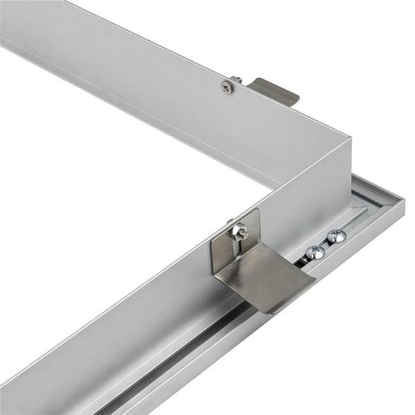 2' x 4' Silver Aluminum Troffer Fixture
