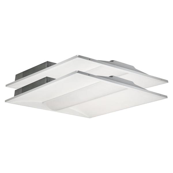 2' x 2' 20/30/40 watt 120/277 volt Dimmable LED Troffer (2 Pack)