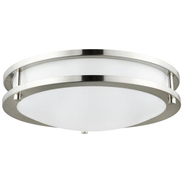12 watt 120 volt 3000K Brushed Nickel LED Light Fixture