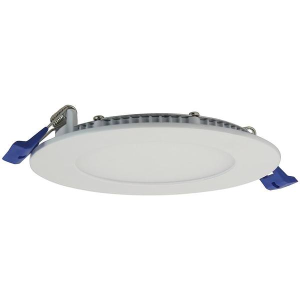 4" 12 watt 120 volt Round Frosted Aluminum Polycarbonate Residential Dimmable LED