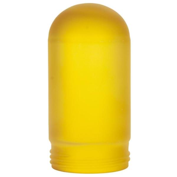1 Lamp Glass Yellow Weather Tight Fixture
