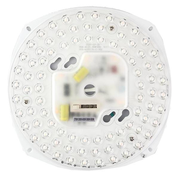 30 watt 120 volt 6.5" CCT Selectable White Dimmable LED