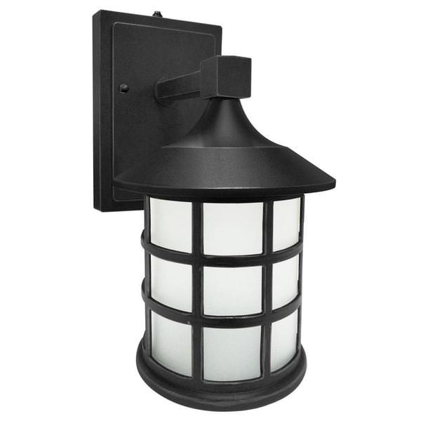 1 Lamp 9 watt 120 volt Black LED Fixture