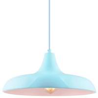 Sunlite 1 Lamp 60 watt 120 volt Medium Screw Baby Blue Pendant Fixture
