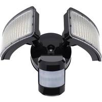 Sunlite 2 Lamp 24 watt 120 volt Black LED Security Light with Motion Sensor