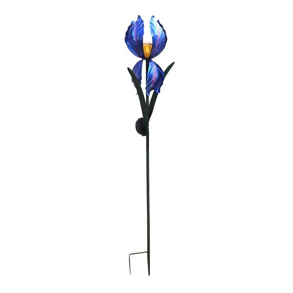 Solar Blue Iris Sunset Vista Designs Stake