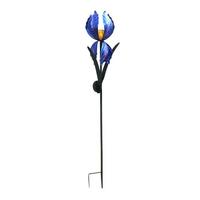 Sunset Vista Designs Solar Blue Iris Sunset Vista Designs Stake