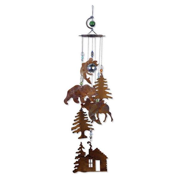 24" Rustic Cabin Chime Wind Chime