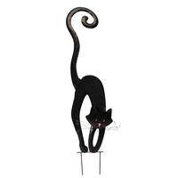 View Black Cat Sunset Vista Designs Sculpture Stake