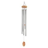 Sunset Vista Designs 57" Silver Chime Wind Chime