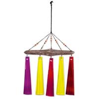Sunset Vista Designs 17" Cobalt Sea Glass Wind Chime