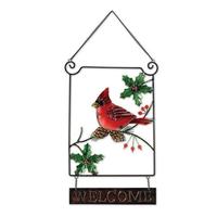 Sunset Vista Designs Cardinal Welcome Sign Sunset Vista Designs Wall Decor