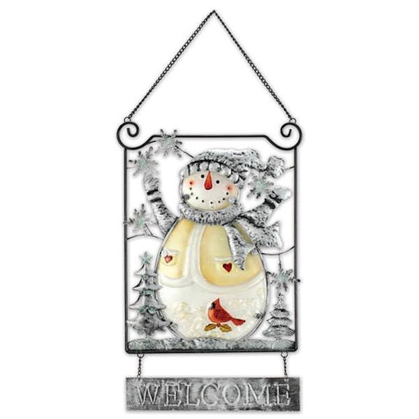 Hanging Snowman Sunset Vista Designs Wall Decor