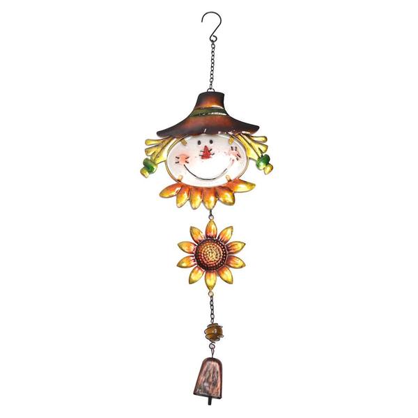 20" Scarecrow Metal Garden Bell
