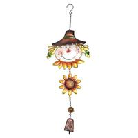 View 20" Scarecrow Metal Garden Bell