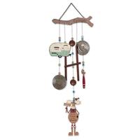 View 6" Welcome Moose Camper Chime Wind Chime