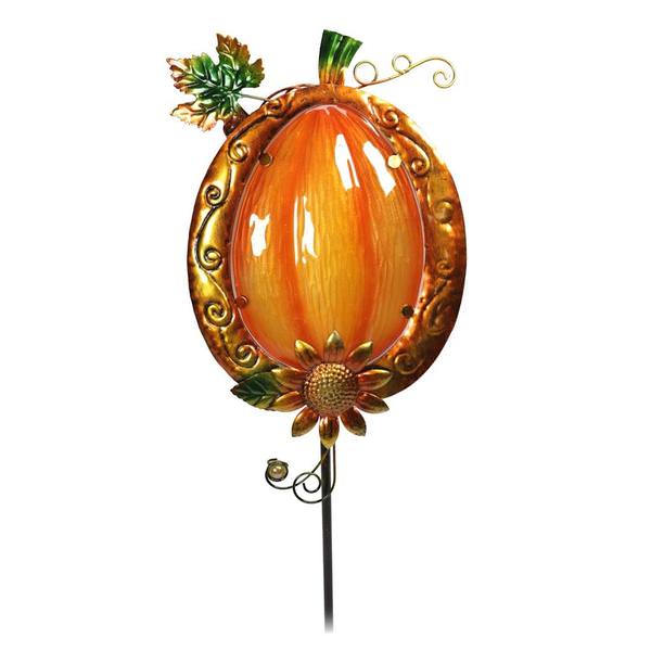 Pumpkin Sunset Vista Designs Fall Stake