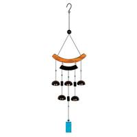 Sunset Vista Designs 30" Metal/Wood Asian Bells Wind Chime