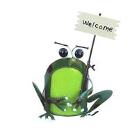 Sunset Vista Designs 13.75" Green Frog Planter