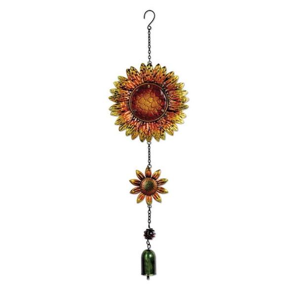 26.5" Sunflower Metal Garden Bell