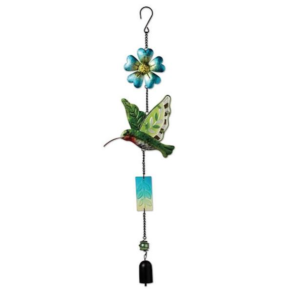 23.25" Hummingbird Dangler Garden Bell