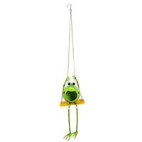 Sunset Vista Designs 36" Green Solar Swinging Froggy Lantern 