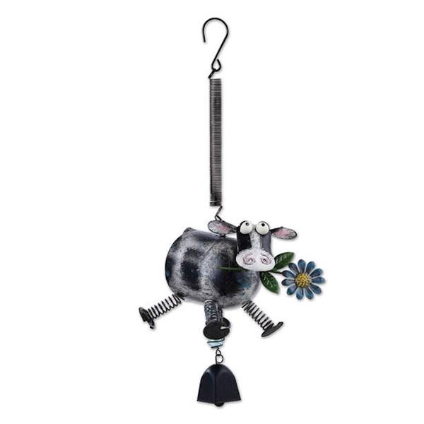 12" Black Cow Bouncy 