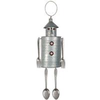 Sunset Vista Designs 26" Silver Tin Man Hanging Buddy Figurine