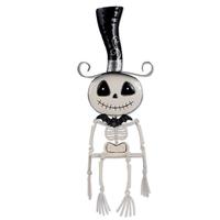 Sunset Vista Designs 12" White Happy Skeleton Shelf Sitter