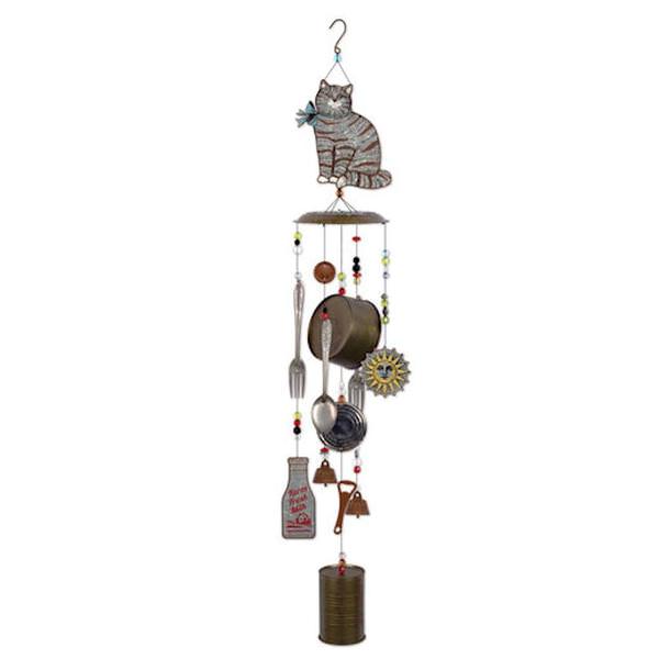 40" Cat Chime Wind Chime