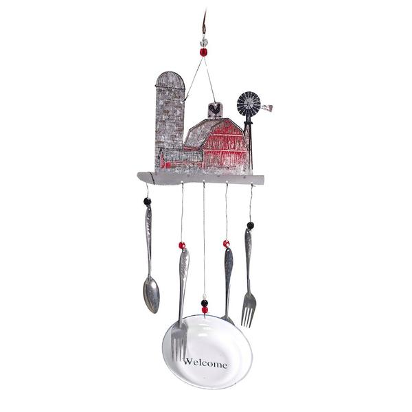 28" Ye Old Red Barn Chime Wind Chime